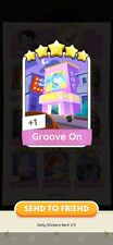 For Monopoly Go 5 Star Stickers Groove On (Set 18)