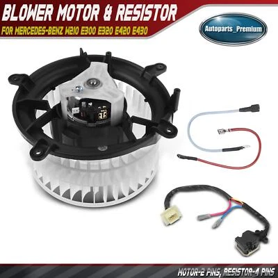 New HVAC Blower Motor & Resistor Kit for Mercedes-Benz W210 E300 E320 E420 E430 - Image 1 of 4