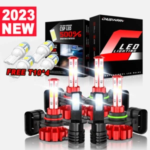 For Chevy C1500 C2500 C3500 1990-1998 6X LED Headlight Bulb Hi Lo + Fog Light - Picture 1 of 18