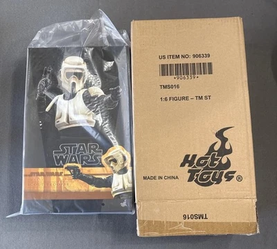 Figura Hot Toys 1/6 Star Wars The Mandalorian Scout Trooper sexta escala TMS016 Foto 1 de 4