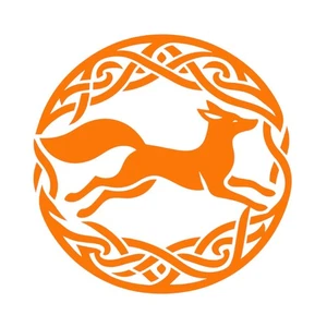 Celtic Fox Vinyl Decal Sticker window car van wall glass Hippie Knot Pagan Boho - Picture 1 of 47