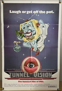 TUNNEL VISION FF ORIGINAL ONE SHEET MOVIE POSTER CHEVY CHASE AL FRANKEN (1976) - Picture 1 of 1