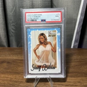 Stacy Keibler 2003 Fleer WWE #70 Divine Divas PSA 9 (1 Higher) - Picture 1 of 3