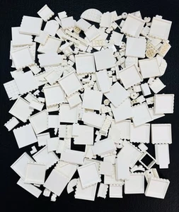 500g LEGO bulk lot assorted mixed clean white pieces mostly wall panels 0.5kg A - Picture 1 of 6
