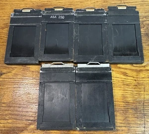 Vintage Graflex (Set Of 6) 2.25”x 3.25” Type 5 Film Holders - Picture 1 of 9