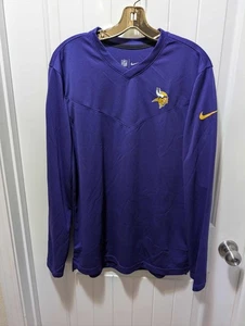 Minnesota Vikings NFL Nike On Field Purple Athletic Long Sleeve Shirt Size M - Bild 1 von 9