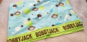 New Bobby Jack Twin Flat Sheet Funny Monkey Polka Dot Fabric - Picture 1 of 7