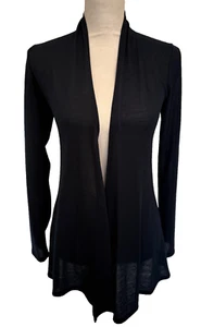 41 Hawthorn Women’s Size Small Long Sleeve Blue Semi Sheer Open Front Cardigan - Picture 1 of 7