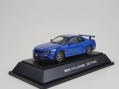 EBBRO 1:43 Nissan Skyline GT-R R34 V-SPEC Modelo Diecast | Azul Foto 1 de 4