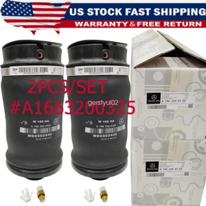 OEM Pair Rear Air Bag Suspension Springs A1663200325 for 2017-2019 GL450 GL350 - Picture 1 of 9