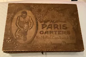1906 Paris Garters No Metal Can Touch You Vintage Box - Picture 1 of 7