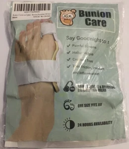 Corrector de juanete cuidado férula alisador ortopédico alivio del dolor de pie blanco - Imagen 1 de 4