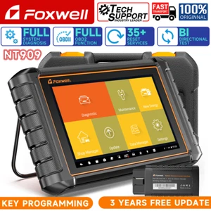 FOXWELL NT909 Bidirectional Car Diagnostic Scanner ECU Key Programming Tool OBD2 - Imagen 1 de 20