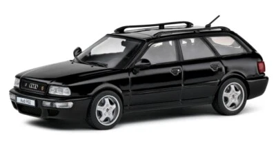 MODELLINO AUTO STATICO SOLIDO AUDI A4 RS2 AVANT SW STATION WAGON 1995 NERO 1/43 - Immagine 1 di 4