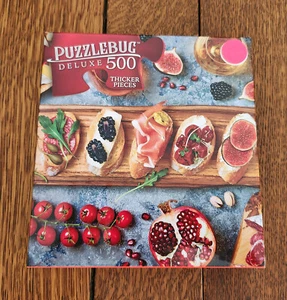 Puzzlebug Deluxe *Italian Antipasti Table* 500 piece Jigsaw Puzzle 20x12 - Picture 1 of 4