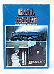 Rail Baron: Game Of Building Railroad Empires (Avalon Hill 1977) Complete - Picture 1 of 7