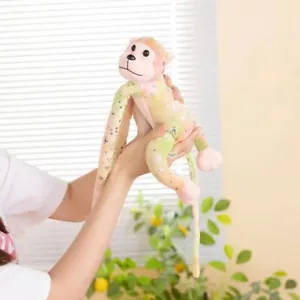 Long Arm Monkey Green 27 Inch Stuffed Animal Plush Toys Toddler Kids Fluffy Doll - Picture 1 of 4