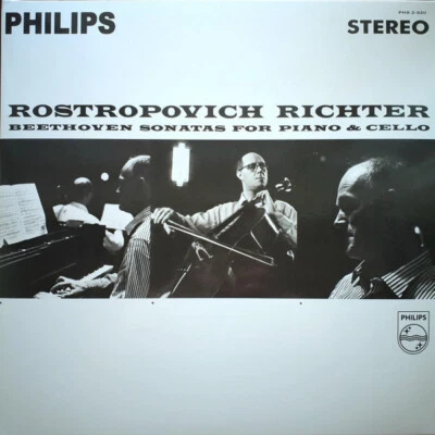 PHILIPS PHS2-920 BEETHOVEN SONATAS ROSTROPOVICH RICHTER SPEAKERS CORNER 2LP - Bild 1 von 4