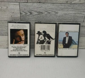 LOT 3 CASSETTE TAPE ROCK BRUCE SPRINGSTEEN - Picture 1 of 3