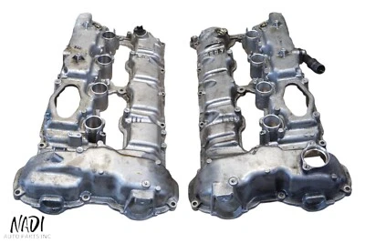 2010 - 2014 BMW E71 X6M E70 X5M S63 4.4L ENGINE VALVE COVER PAIR OEM 11127566283 - Изображение 1 из 4