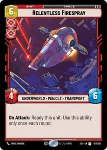 Star Wars Unlimited - Relentless Firespray - JTL 157 - NM - Bild 1 von 1