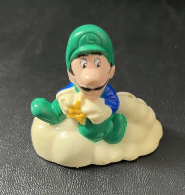 Figura de acción rara vintage de los 80 Cloud Luigi Racer McDonalds Super Mario Brothers Foto 1 de 4