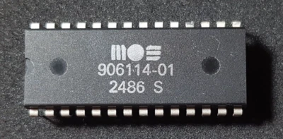Chip MOS 906114-01 PLA per Commodore 64 parte originale in scatola ESD_2486 S - Immagine 1 di 4