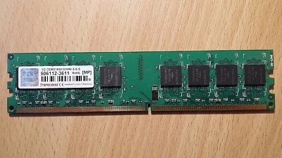 Memoria RAM DDR2-800 1 GB #005 Transcend 506112-3611 Foto 1 de 4