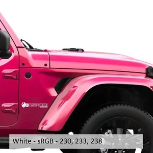 Fender Decals For JL Wrangler JT Gladiator - Tuscadero Bubblegum Edition Decal - Picture 1 of 12