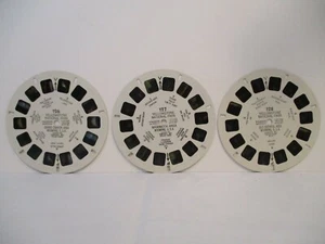 View-Master Reels Yellowstone National Park Reels 126 127 & 128 Vintage 1948 - Picture 1 of 9
