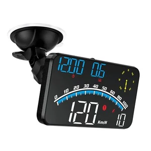 Car Digital GPS Speedometer HUD Head Up Display for Vehicles MPH Overspeed Alarm - Picture 1 of 20