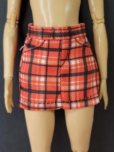 NEW! RED PLAID SKIRT FASHIONISTAS BARBIE DOLLS CLOTHES FASHION - Picture 1 of 2