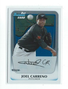 2011 Bowman Prospects International #BP22 Joel Carreno Rookie Blue Jays