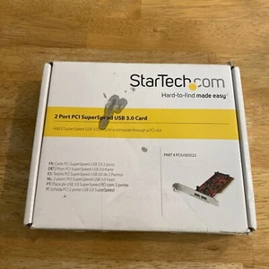 StarTech.com 2 Port PCI SuperSpeed USB 3.0 Adapter Card with SATA Power - Picture 1 of 4