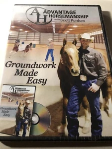 Advantage Horsemanship w/Scott Purdum: Groundwork Made Easy DVD Instructional - Picture 1 of 3