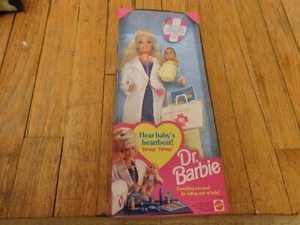 Vintage 1993 Mattel Barbie Dr. Doctor Barbie Doll MIB NRFB Hispanic Baby - Picture 1 of 3