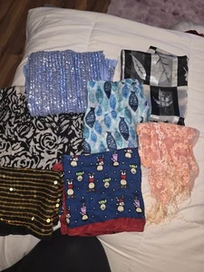 Konvolut 7 Schals alle Größen - Bild 1 von 3