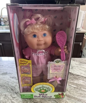Primer corte de pelo para bebé Cabbage Patch Kids Bessie Vanna 1999 nuevo en caja Foto 1 de 4