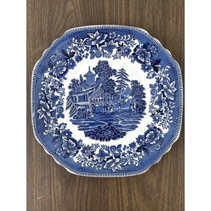 Crown Staffordshire Avon Cottage Platter - Picture 1 of 10