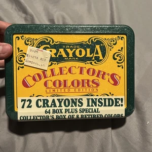 Vintage Crayola 1991 Collectors Colors Limited Edition Dose 72 Buntstifte versiegelt - Bild 1 von 4