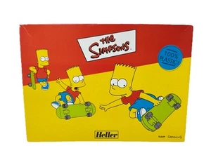 Vintage 1999 The Simpsons Heller Bart Simpson Model Kit Open Box - Picture 1 of 6
