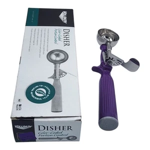 Vollrath 47147 #40 3/4 Oz. Thumb Action Disher w/ Orchid Handle S/S Food Portion - Picture 1 of 4