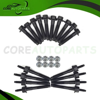 For 2003-2008 Chrysler Dodge Durango V8 Exhaust Manifold Bolt & Stud Kit 03211CD - Imagem 1 de 4