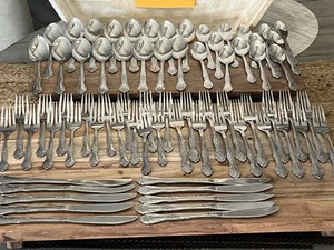 VTG Rogers Stainless Flatware 71 PCS-"Love Joy" Pattern-China - Picture 1 of 24