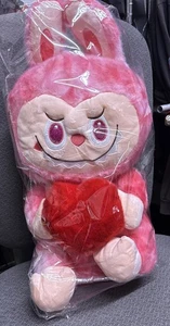 Labubu Monster Jumbo Plüschpuppe 21 Zoll groß Herz Stofftier - Bild 1 von 5