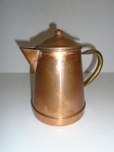 Vintage "TAGUS" COPPER COFFEE POT - No. R-97 - Made in Portugal - BEAUTIFUL! - Picture 1 of 12