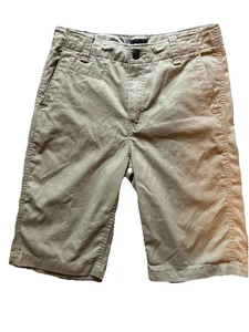 Gap Kids Shorts Boys Size 16 Khaki Tan Tech Adjustable Waist Uniform Performance - Picture 1 of 3