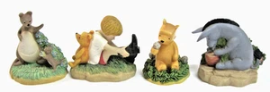 Lot Of 4 Lenox Disney Winnie the Pooh & Friends Figurine Thimble Collection - Picture 1 of 9