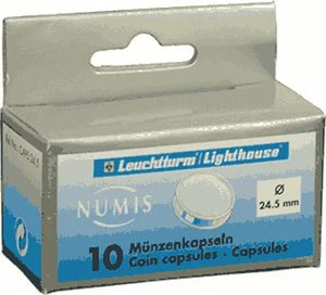 24.5 MM LightHouse Coin Capsules - Pack of 10 ๐ฅ๐ฅ๐ฅ๐ฅ๐ฅ๐ฅ๐ฅ๐ฅ๐ฅ๐ฅ๐ฅ๐ฅ๐ฅ๐ฅ๐ฅ๐ฅ - Picture 1 of 1