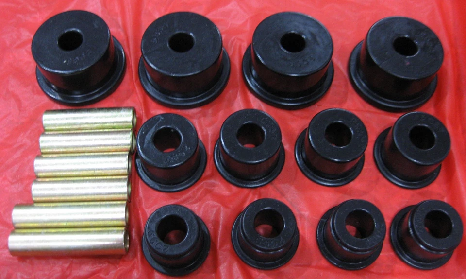 Juego de ojos de buje de resorte de hoja trasera 84-01 Jeep Cherokee Comanche XJ Inserto 22109 Foto 1 de 1